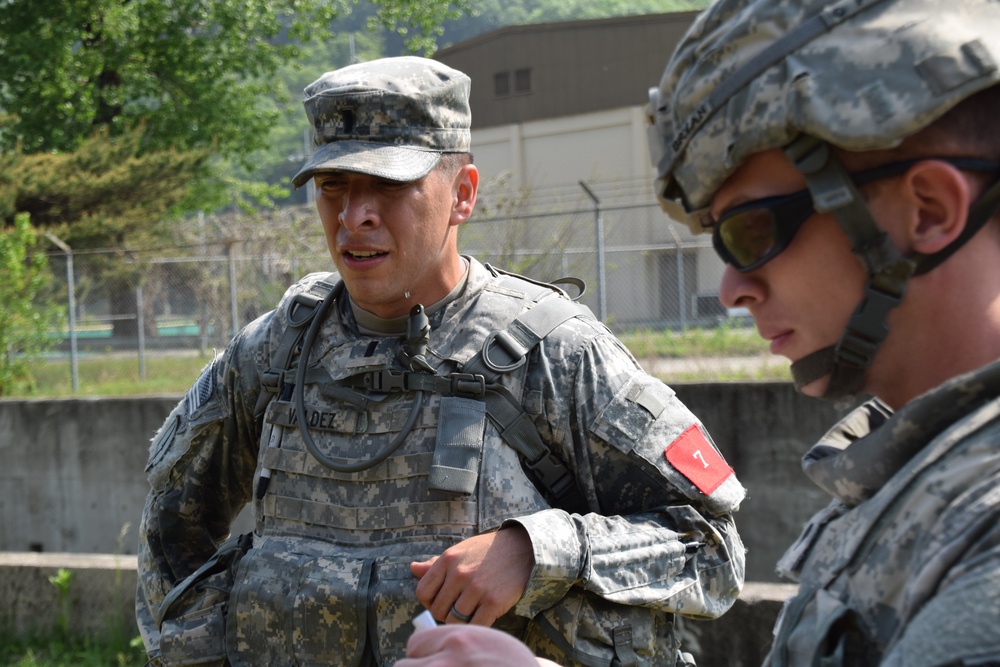 Soldier competition tests brain and brawn