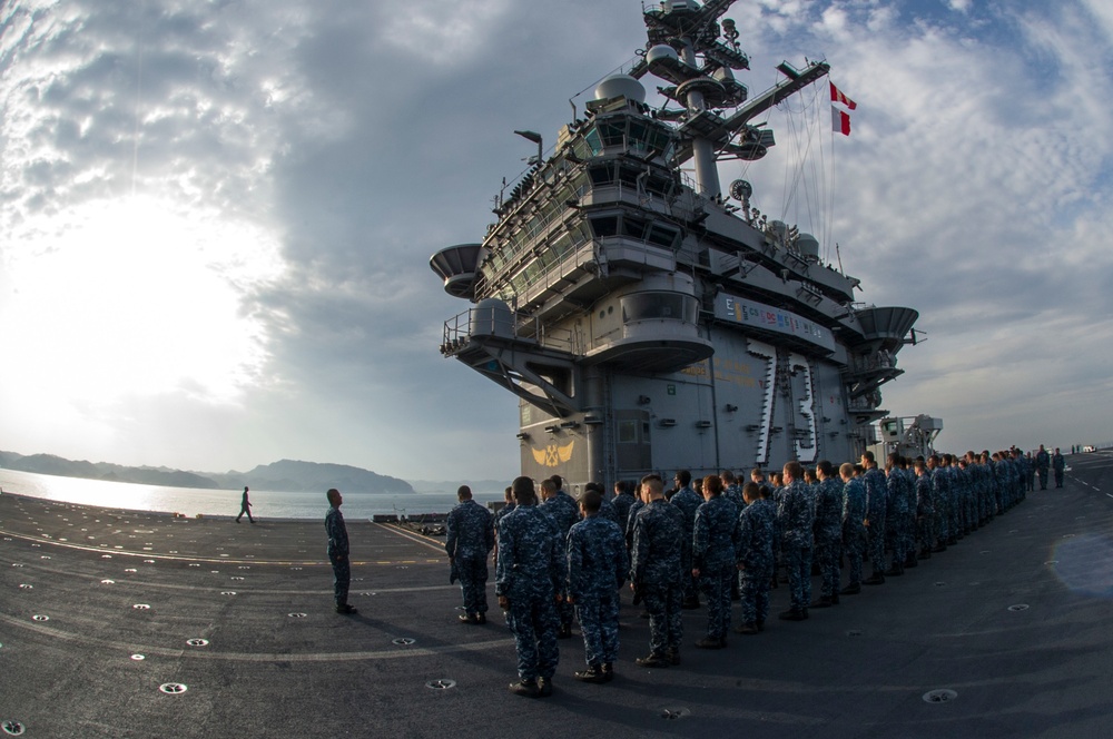 USS George Washington operations