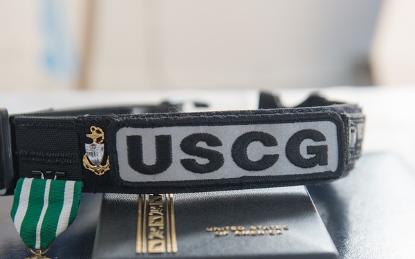 Coast Guard K9 explosive detection dog retires
