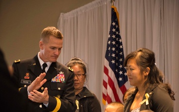 Fort Hood shooting victim’s family receives posthumous Purple Heart medal