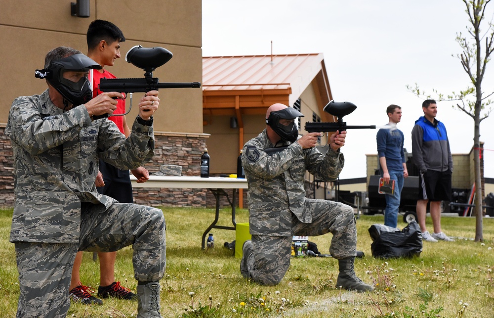 Airmen compete during Wing Sports Smackdown
