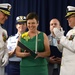 Kris Cook receives Coast Guard award at change of command