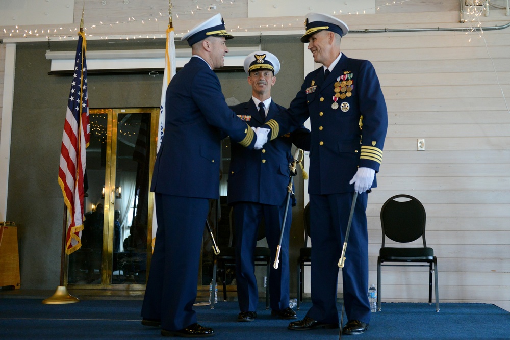 Coast Guard Cutter Munro change of command ceremony