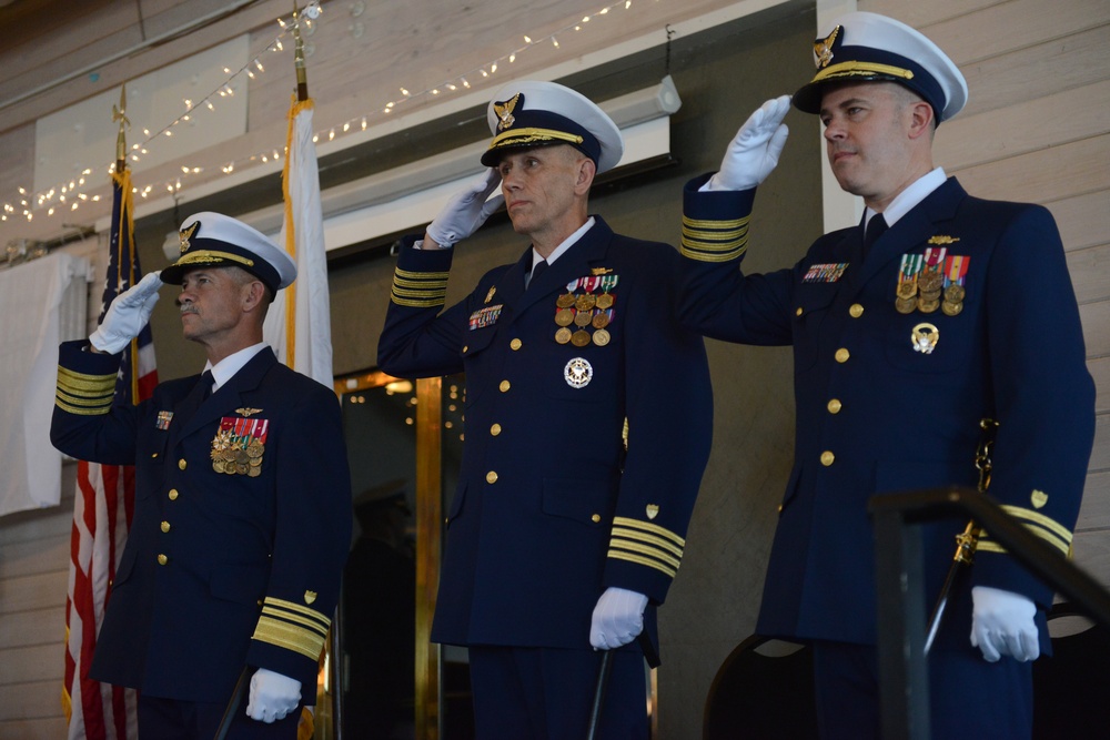 Coast Guard Cutter Munro change of command ceremony