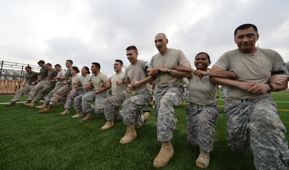 CJTF-HOA holds Memorial Day themed enlisted PT
