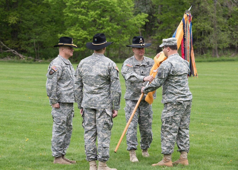 1st Squadron, 172nd Cavalry Regiment (Mountain) change of command ceremony