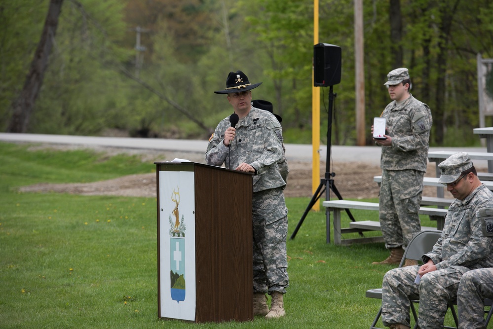 1st Squadron, 172nd Cavalry Regiment (Mountain) change of command ceremony