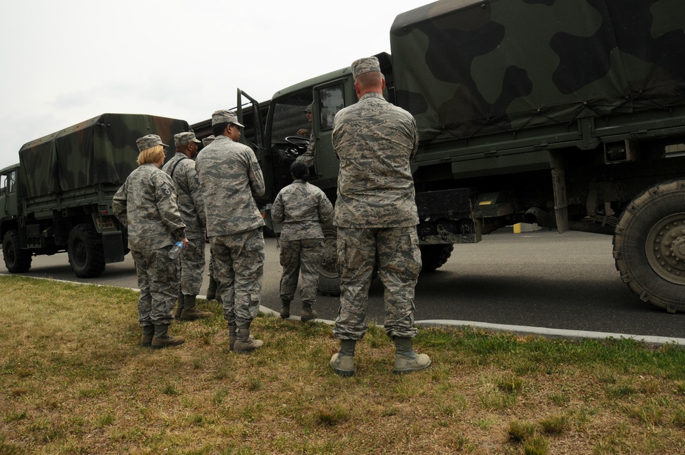 177th Fighter Wing Quick Reaction Force conducts on-base training