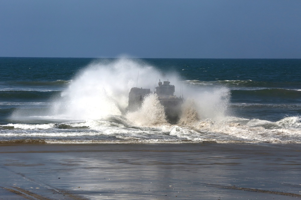 Integrated Task Force AAV Platoon starts waterborne MCOTEA assessment