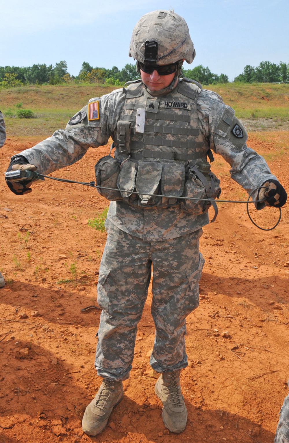 Taking charge: Sapper Company blasts through training