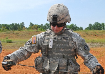 Taking charge: Sapper Company blasts through training