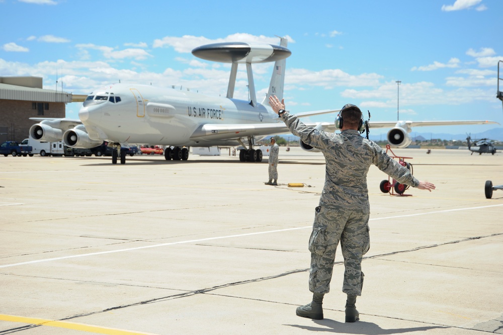 Severe weather brings AWACs to D-M