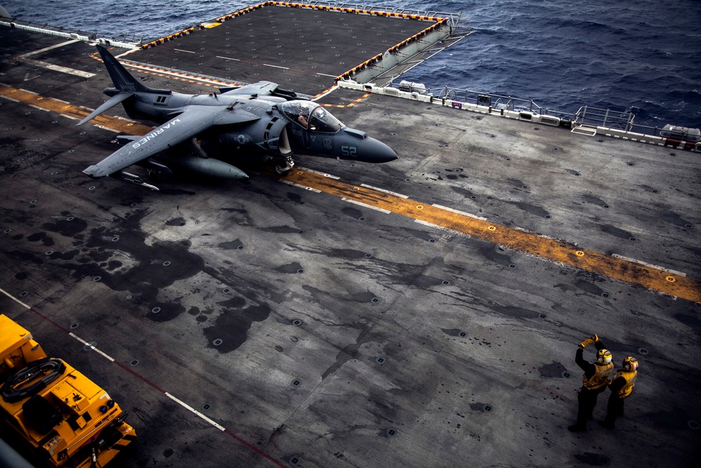 Harriers:  Three … Two … One … Launch!