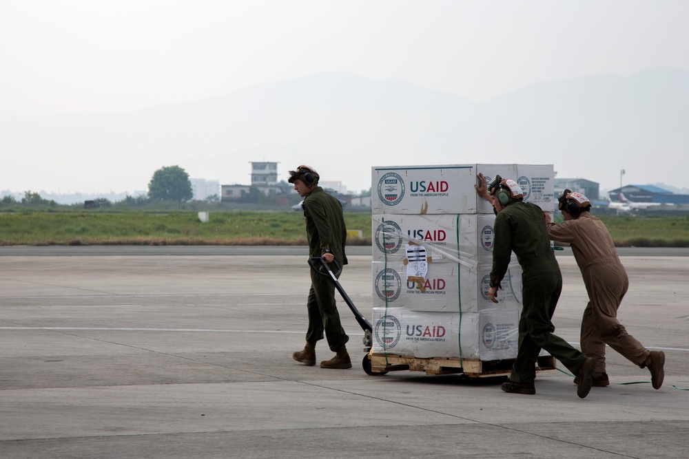 JTF 505 and U.S. AID deliver relief supplies