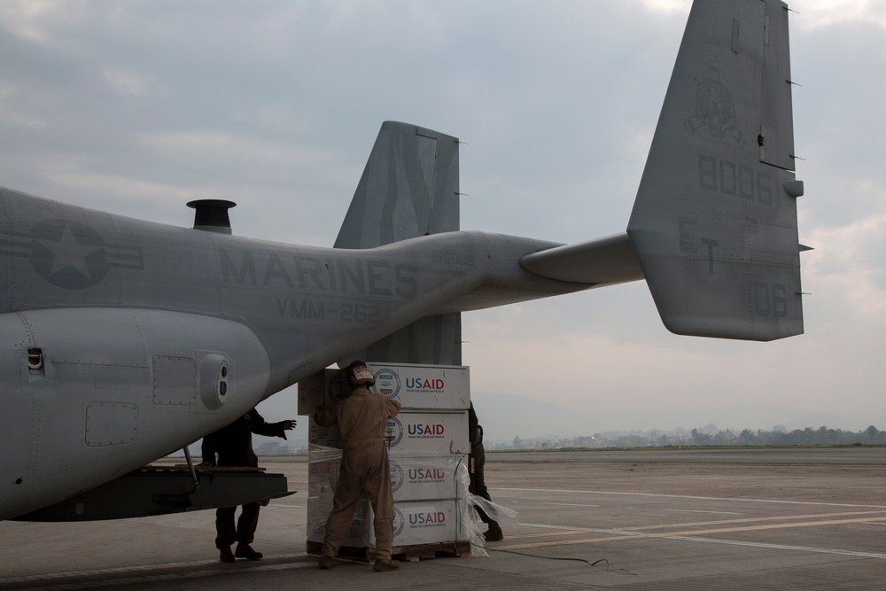 JTF 505 and U.S. AID deliver relief supplies