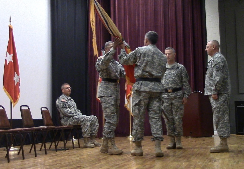 184th Sustainment Command change of command ceremony
