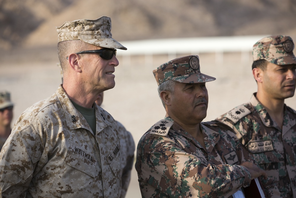 US Marines, Jordanian Forces share leadership skills with one another