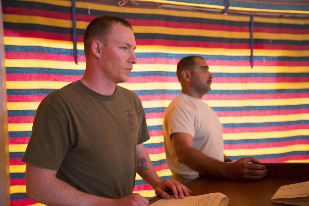 US Marines, Jordanian Forces share leadership skills with one another