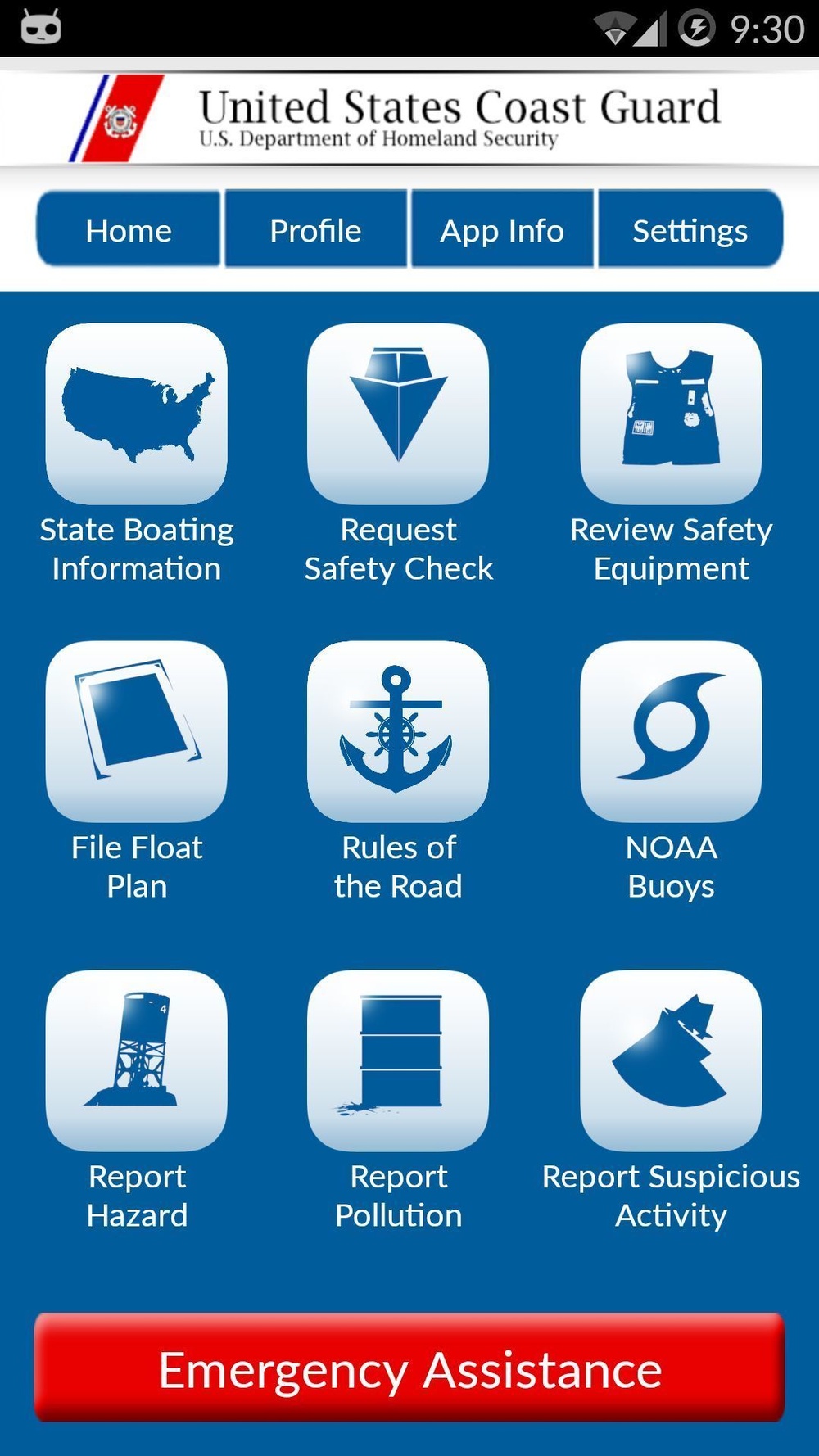Coast Guard releases safe boating mobile app