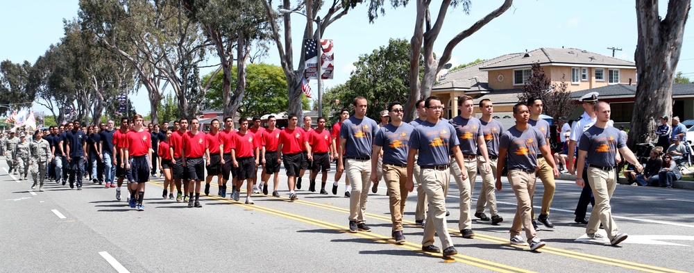 New recruits march in the TAFD Parade 2015