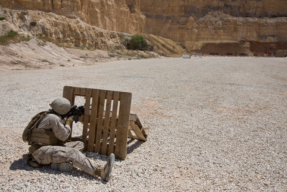 Eager Lion 2015: FASTCent Conduct Combat Marksmanship Training