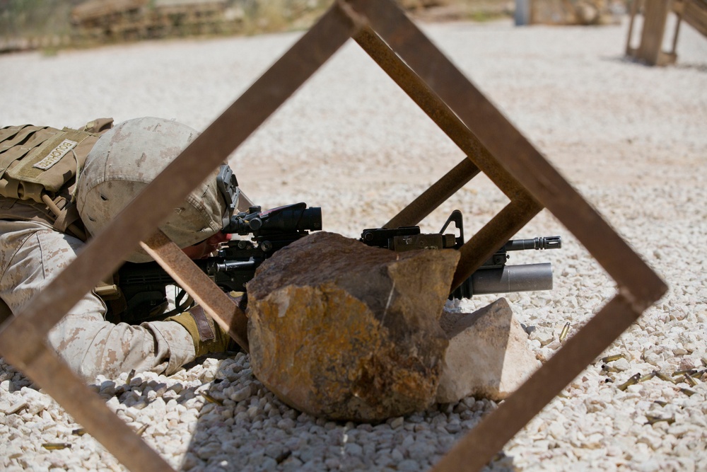 Eager Lion 2015: FASTCent Conduct Combat Marksmanship Training
