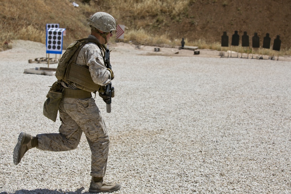 Eager Lion 2015: FASTCent Conduct Combat Marksmanship Training