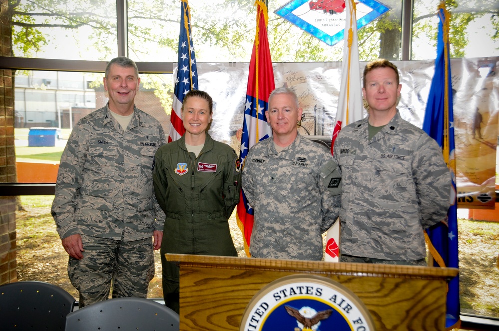 Brig. Gen. Keith Klemmer speaks about service before self at 188th Prayer Breakfast