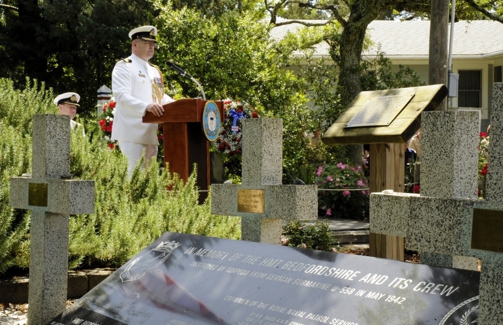 Coast Guard participates in British Cemetery Memorial Services