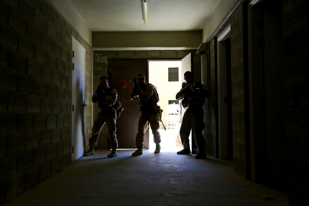 Eager Lion 2015: SP-MAGTF-CR-CC India Co. 3/7 Conduct MOUT Training