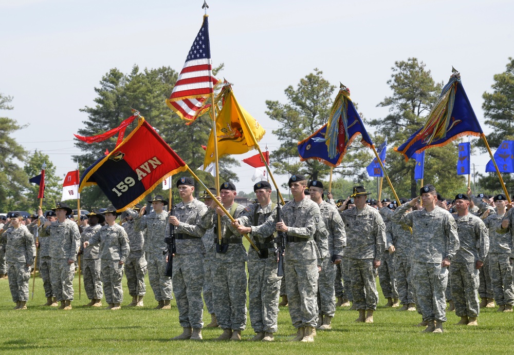 159th Combat Aviation Brigade 'Thunder' inactivation ceremony