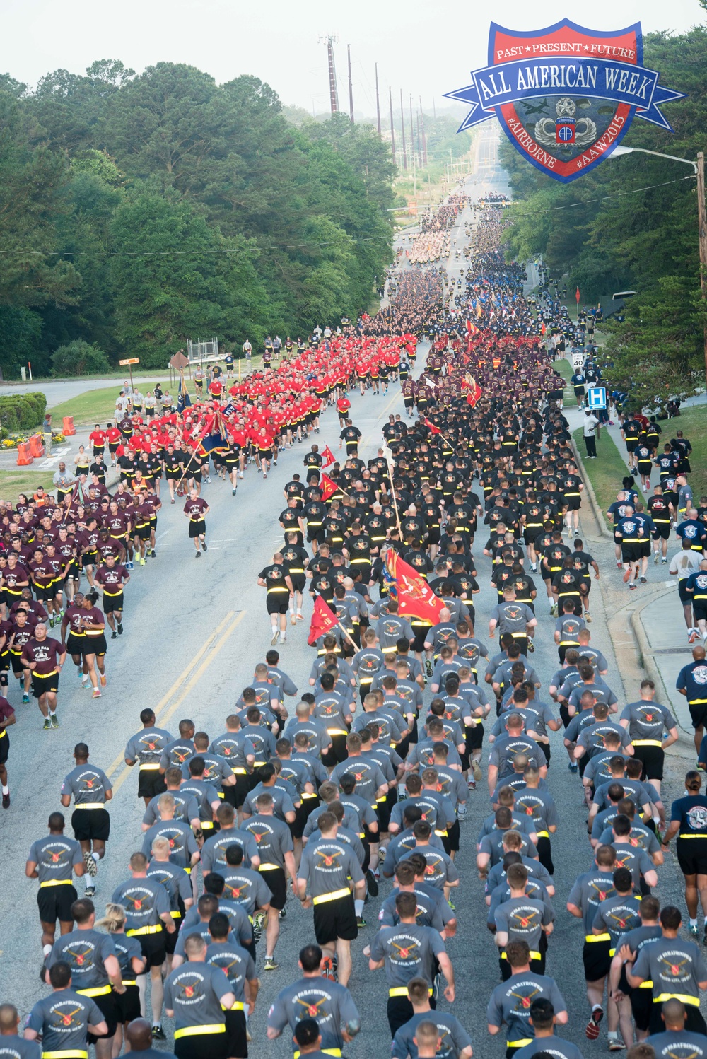 All American Week kicks off with a four-mile Division Run