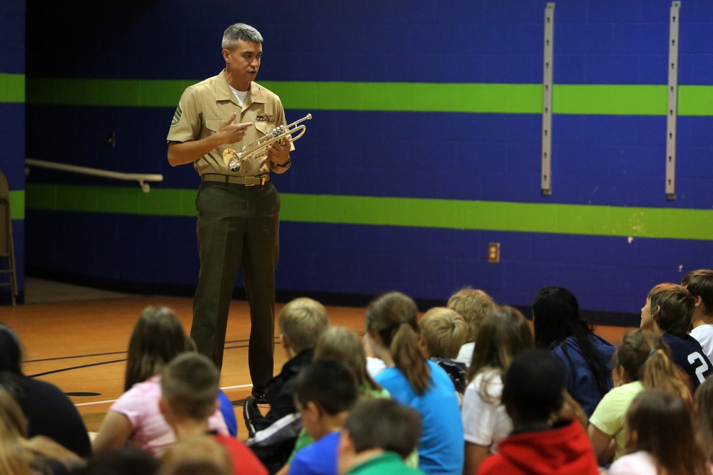 2nd MAW band shares inspiration with elementary students