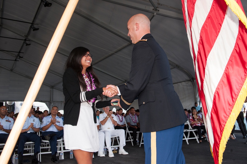 Our Community Salutes Recognition Ceremony honors high school graduate military enlistees