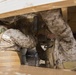 Built by hand: Marines with 8th ESB build a non-standard bridge