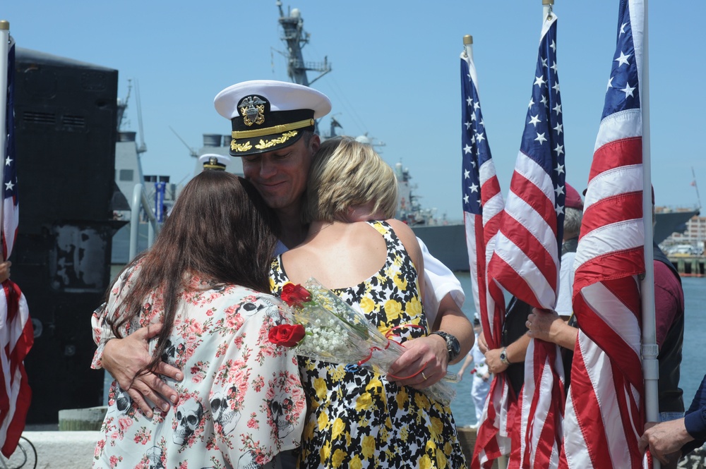 USS Helena returns to Norfolk