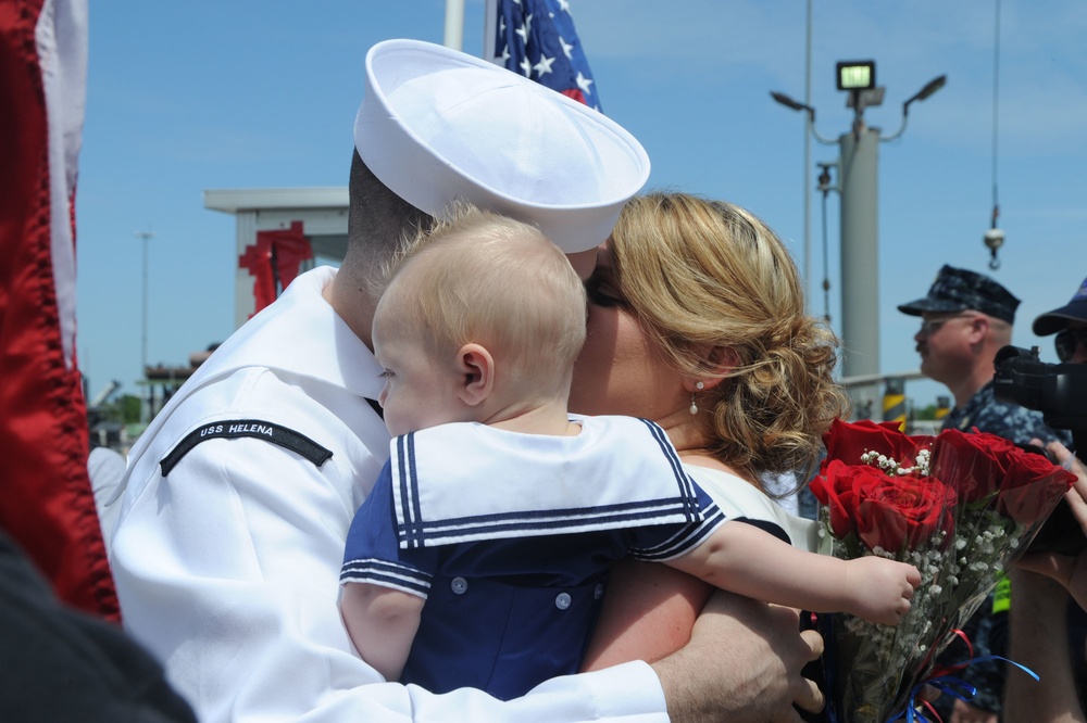 USS Helena returns to Norfolk