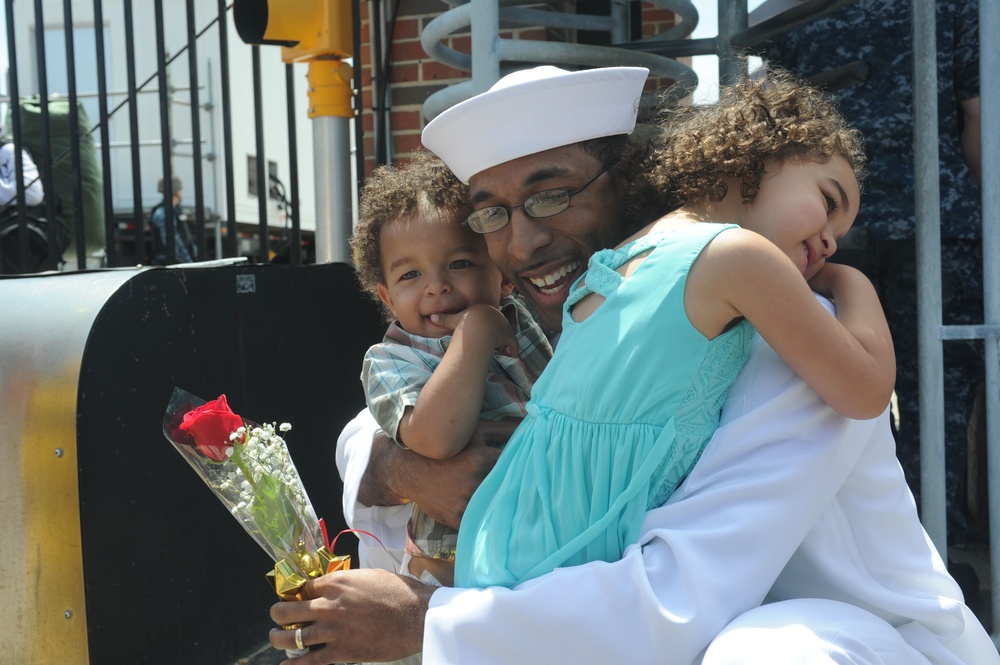 USS Helena returns to Norfolk