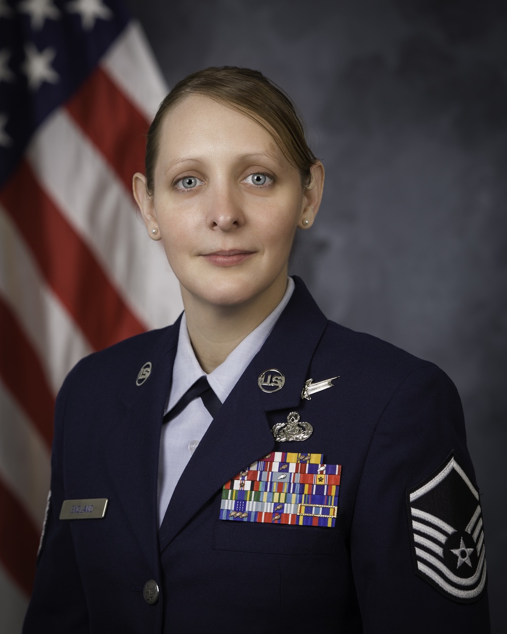 Official portrait, Master Sgt. Michelle M. England, US Air Force