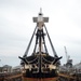 USS Constitution enters dry dock