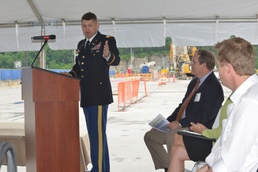 Ceremony marks completion of Center Hill barrier wall