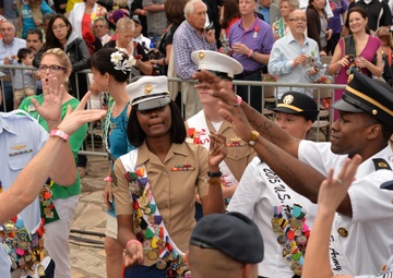 Joint Base San Antonio military ambassadors join Fiesta royalty, special guests to kick off Fiesta San Antonio