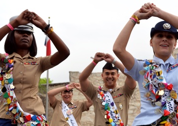 Joint Base San Antonio military ambassadors join Fiesta royalty, special guests to kick off Fiesta San Antonio