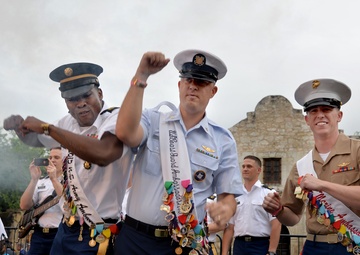 Joint Base San Antonio military ambassadors join Fiesta royalty, special guests to kick off Fiesta San Antonio