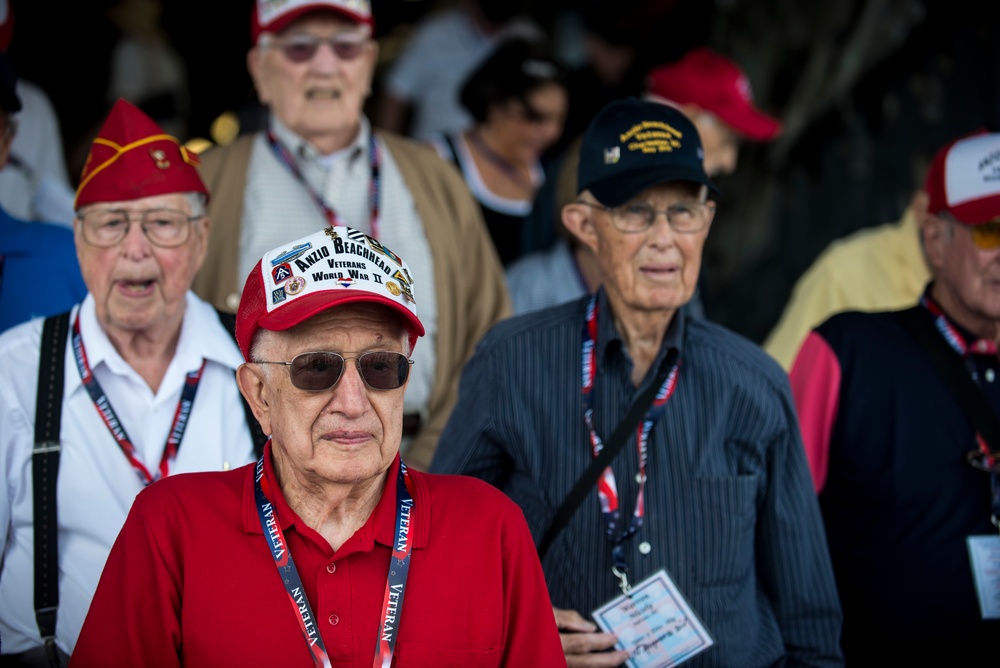 Anzio Beachhead veterans visit Joint Base Charleston