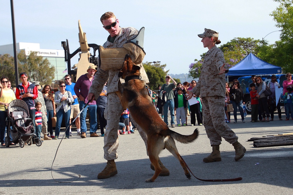 Marines help City of Torrance celebrate US armed forces