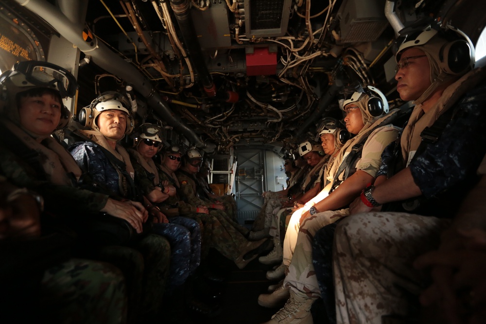 PALS 2015 Participants Tour the USS Essex during an Amphibious Operations Demo