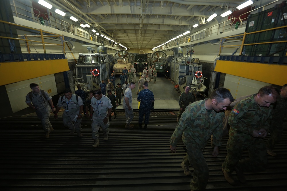PALS 2015 Participants Tour the USS Essex during an Amphibious Operations Demo