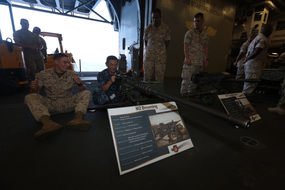 PALS 2015 Participants Tour the USS Essex during an Amphibious Operations Demo