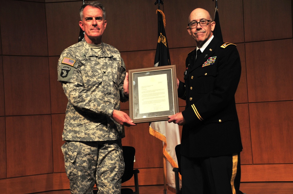 CH (Lt.Col.) King Retirement Ceremony